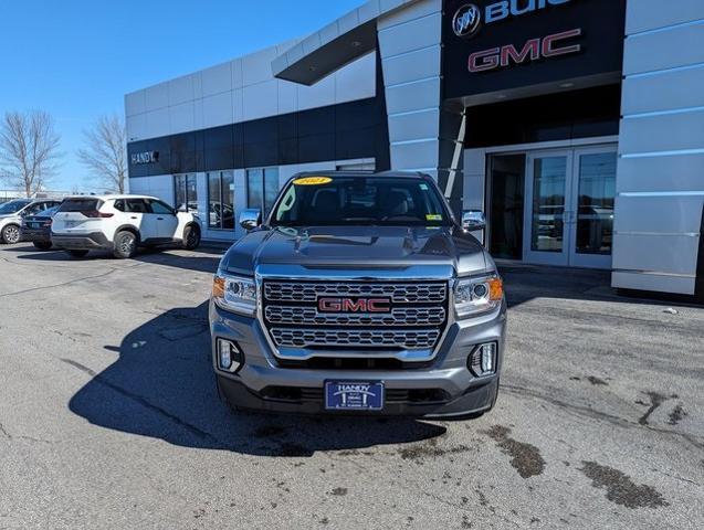 Certified 2021 GMC Canyon Denali with VIN 1GTP6EE11M1298697 for sale in Saint Albans, VT