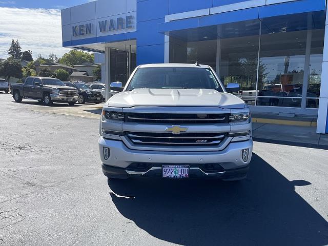 Used 2018 Chevrolet Silverado 1500 LTZ with VIN 3GCUKSEC0JG611461 for sale in North Bend, OR