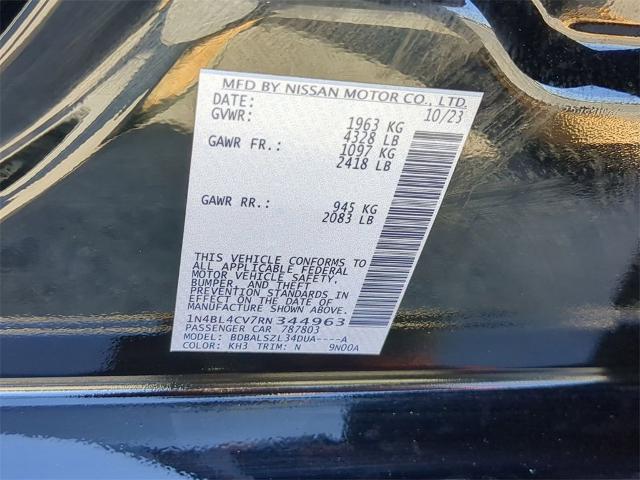 2024 Nissan Altima Vehicle Photo in ALBERTVILLE, AL 35950-0246