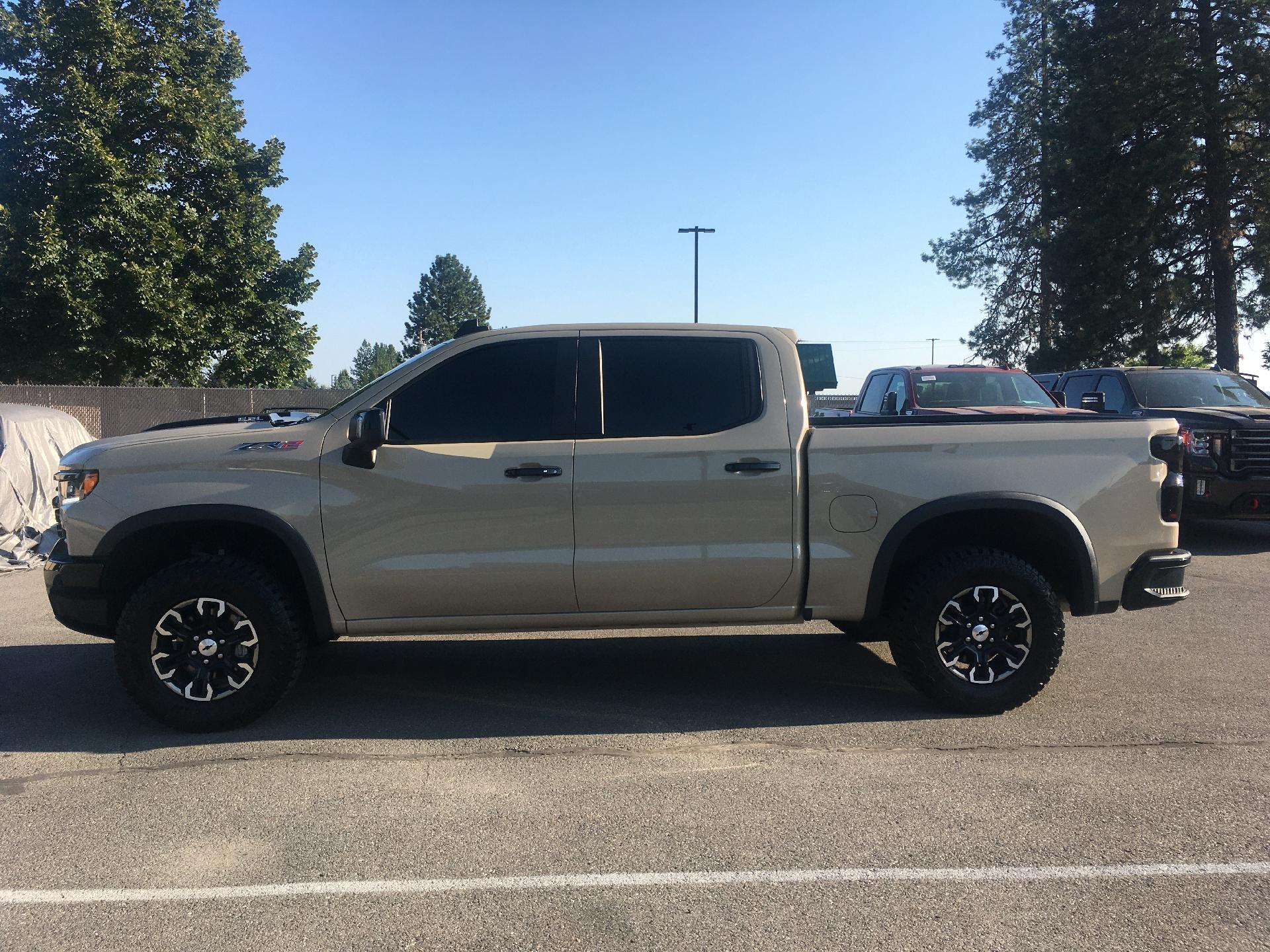 Used 2023 Chevrolet Silverado 1500 ZR2 with VIN 3GCUDHEL1PG194308 for sale in Coeur D'alene, ID