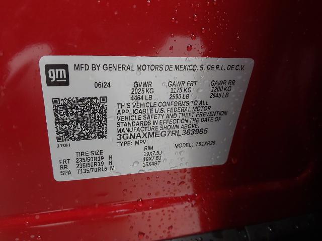 2024 Chevrolet Equinox Vehicle Photo in WENTZVILLE, MO 63385-1017