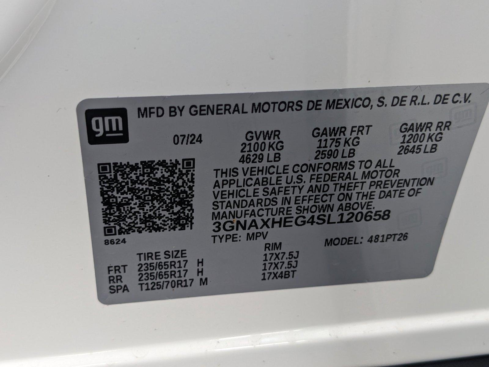 2025 Chevrolet Equinox Vehicle Photo in GREENACRES, FL 33463-3207