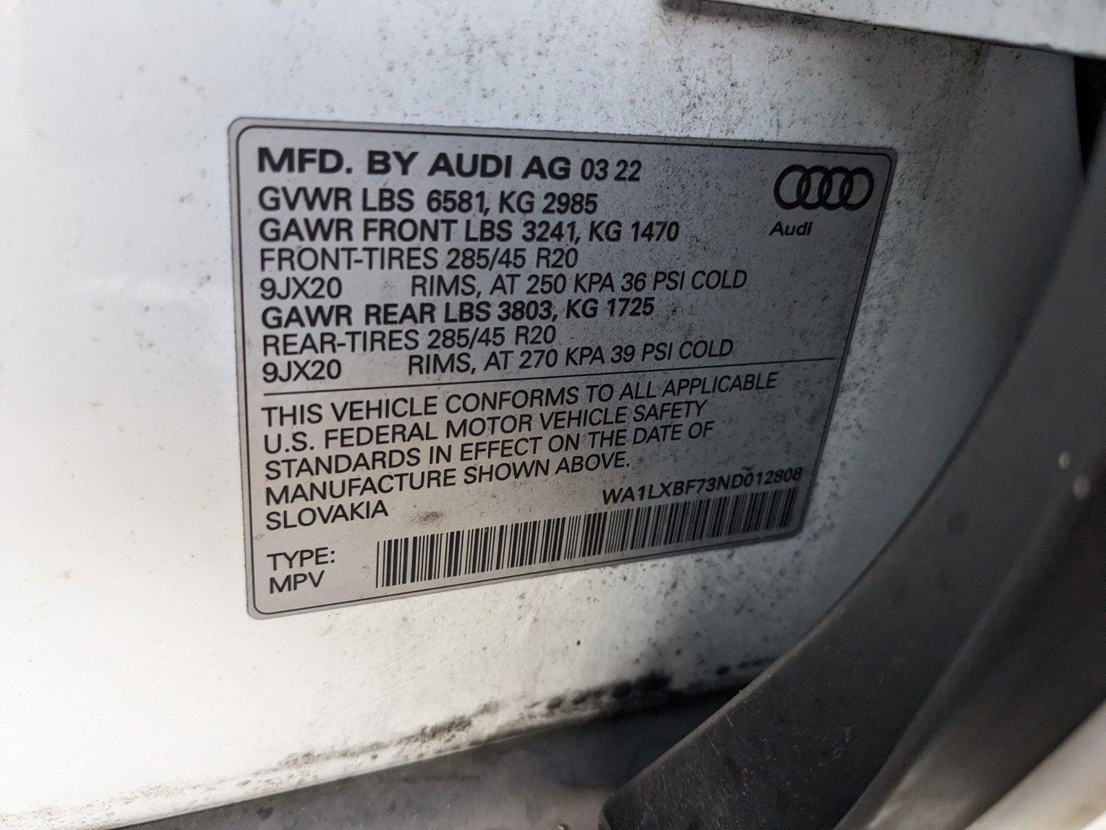 2022 Audi Q7 Vehicle Photo in Sanford, FL 32771