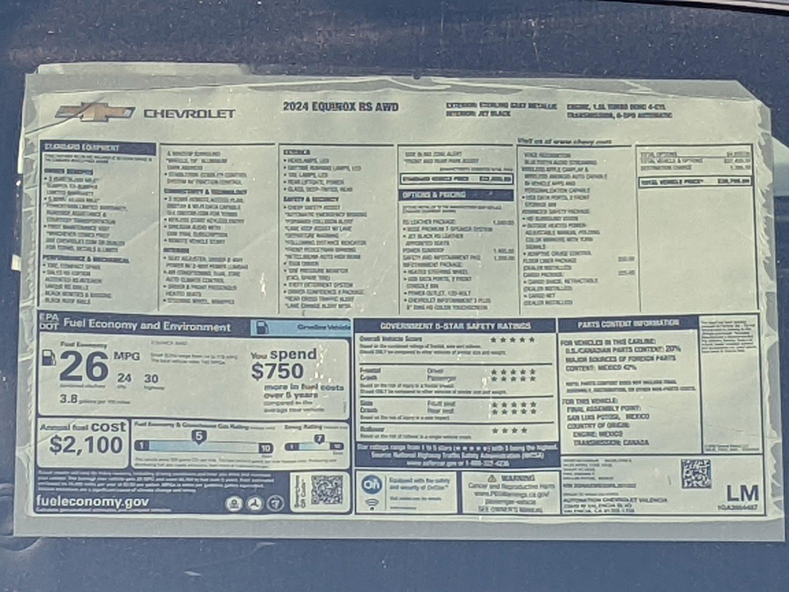 2024 Chevrolet Equinox Vehicle Photo in VALENCIA, CA 91355-1705