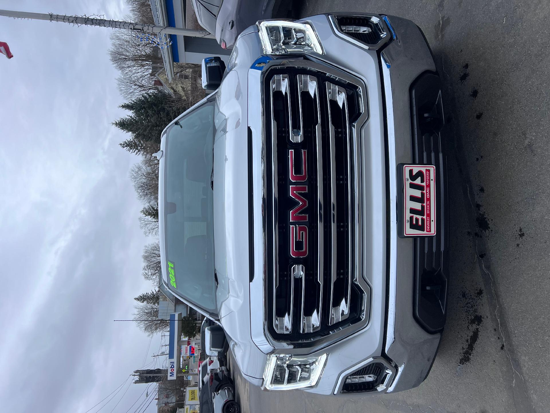 Certified 2021 GMC Sierra 1500 SLT with VIN 3GTU9DED7MG478069 for sale in Malone, NY