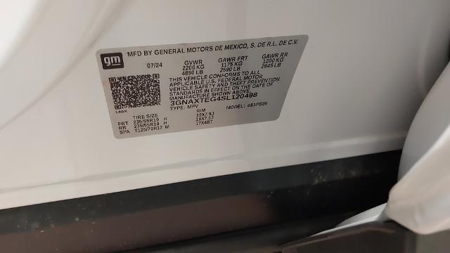 2025 Chevrolet Equinox Vehicle Photo in HANNIBAL, MO 63401-5401