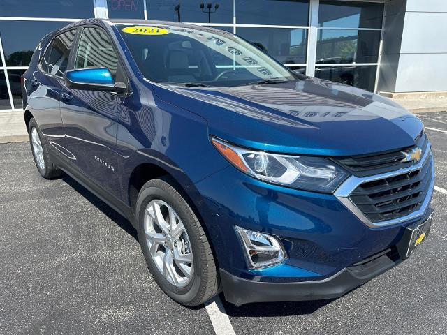 Used 2021 Chevrolet Equinox LT with VIN 3GNAXUEV3ML319372 for sale in Burlington, KS