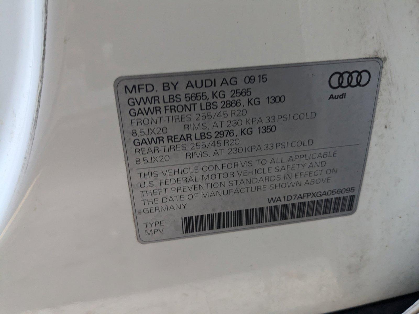 2016 Audi Q5 Vehicle Photo in Coconut Creek, FL 33073