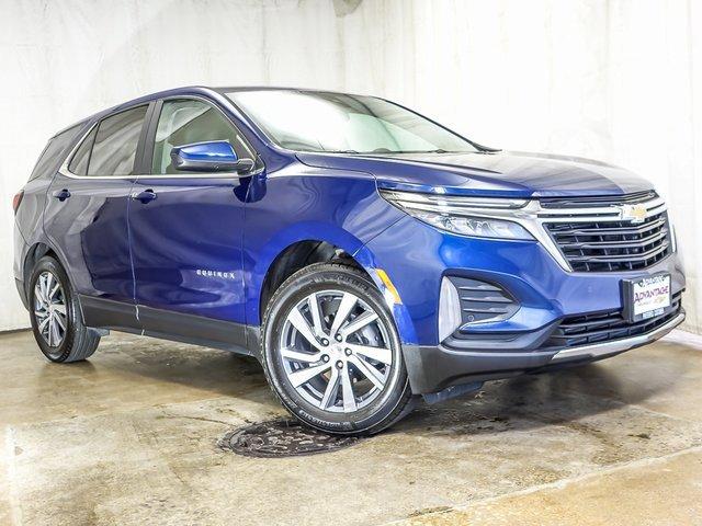 Certified 2022 Chevrolet Equinox LT with VIN 3GNAXKEV8NL186310 for sale in Hodgkins, IL