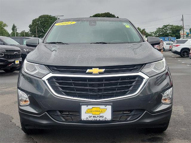 Used 2021 Chevrolet Equinox LT with VIN 3GNAXUEV1ML369512 for sale in Milford, CT