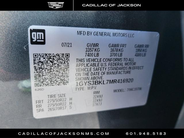 2021 Cadillac Escalade Vehicle Photo in RIDGELAND, MS 39157-4406