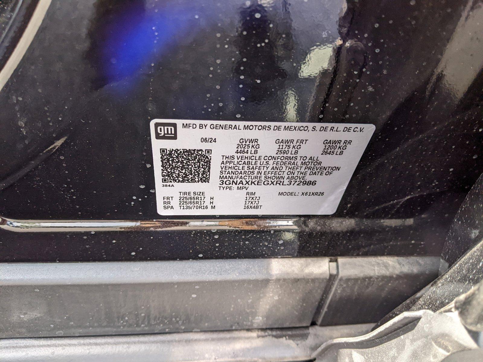 2024 Chevrolet Equinox Vehicle Photo in LAUREL, MD 20707-4697