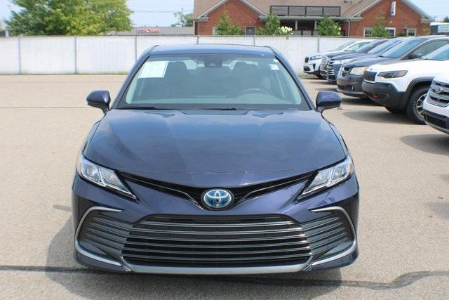 Used 2022 Toyota Camry LE with VIN 4T1C31AK6NU584412 for sale in Vandalia, OH