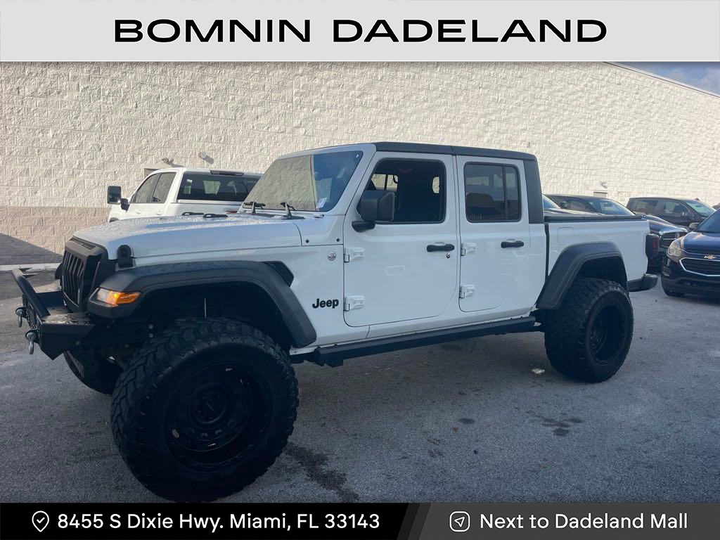 Used 2020 Jeep Gladiator Sport S with VIN 1C6JJTAG0LL148030 for sale in Miami, FL