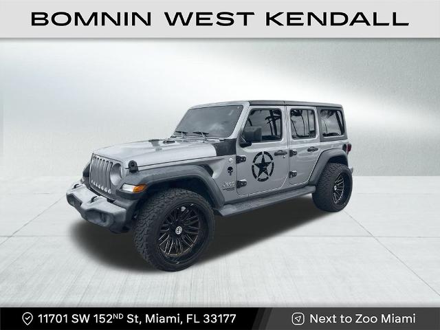 Used 2019 Jeep Wrangler Unlimited Sport S with VIN 1C4HJXDG5KW500526 for sale in Miami, FL