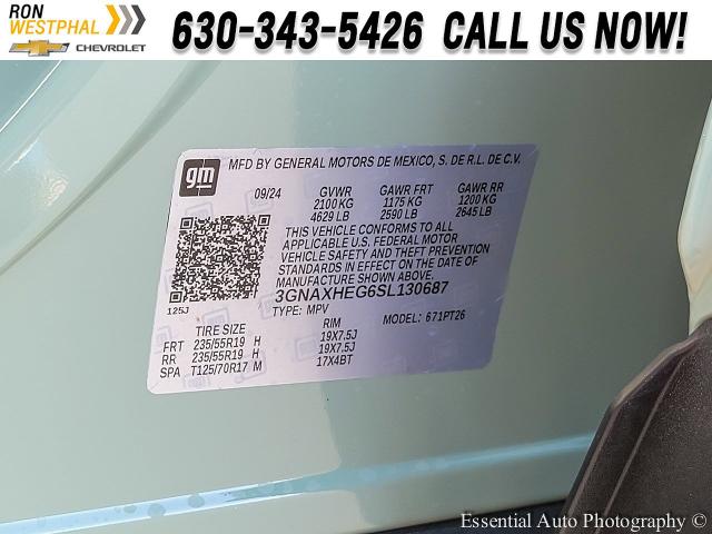 2025 Chevrolet Equinox Vehicle Photo in AURORA, IL 60503-9326