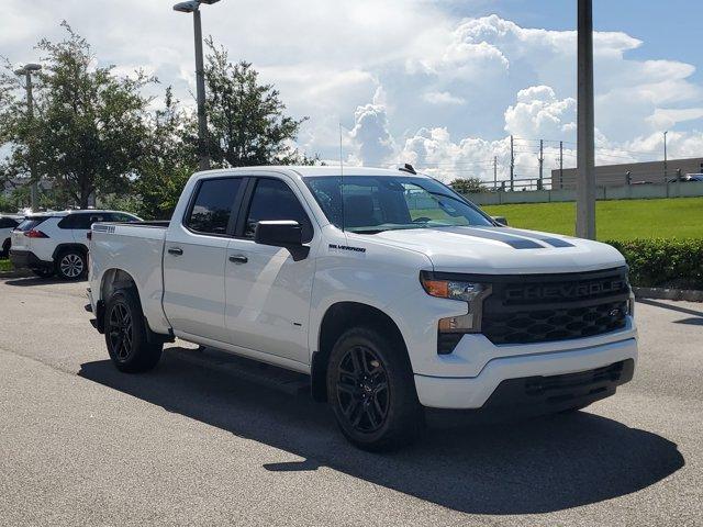 Used 2022 Chevrolet Silverado 1500 Custom with VIN 1GCPABEK6NZ542627 for sale in Clermont, FL