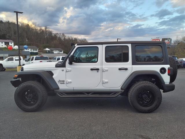 Used 2020 Jeep Wrangler Unlimited Sport S with VIN 1C4HJXDN9LW114899 for sale in Castlewood, VA