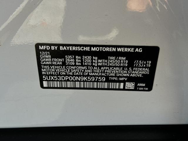 2022 BMW X3 Vehicle Photo in PITTSBURG, CA 94565-7121