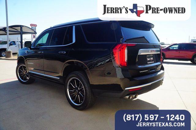 Used 2021 GMC Yukon Denali with VIN 1GKS1DKL8MR278168 for sale in Weatherford, TX