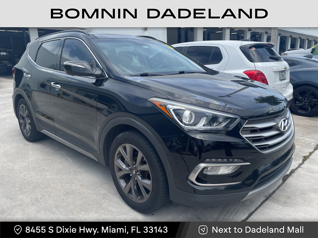 Used 2017 Hyundai Santa Fe Sport 2.0T with VIN 5XYZW4LA9HG437650 for sale in Miami, FL