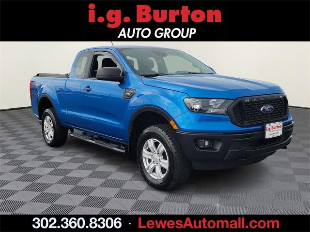 Used Blue 2021 Ford Ranger XL 4WD SuperCab 6' Box: 1FTER1FH2MLD29351 - i.g.  Burton Lewes Automall Serving Georgetown and Dover