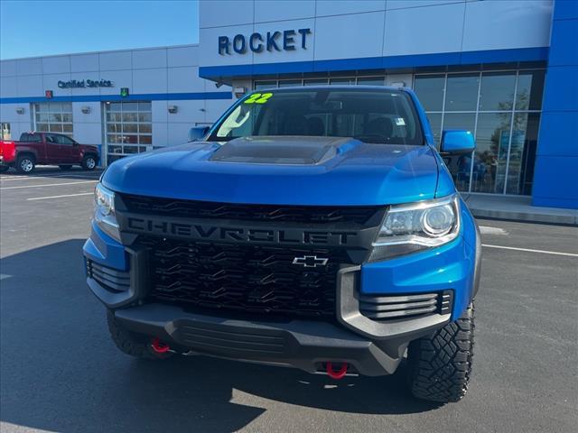 Used 2022 Chevrolet Colorado ZR2 with VIN 1GCGTEEN6N1245216 for sale in Shelby, OH