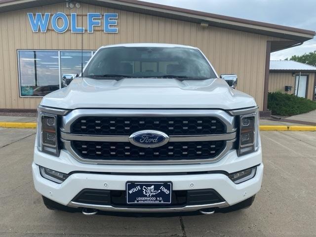 Used 2021 Ford F-150 Platinum with VIN 1FTFW1E57MFC96396 for sale in Lidgerwood, ND