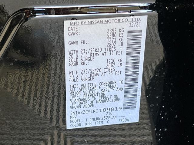 2024 Nissan Murano Vehicle Photo in Tulsa, OK 74129