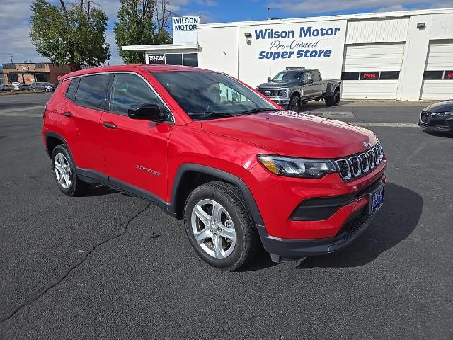 Used 2023 Jeep Compass Sport with VIN 3C4NJDAN8PT513482 for sale in Logan, UT