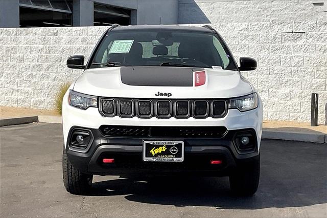 Used 2022 Jeep Compass Trailhawk with VIN 3C4NJDDB0NT235546 for sale in La Quinta, CA