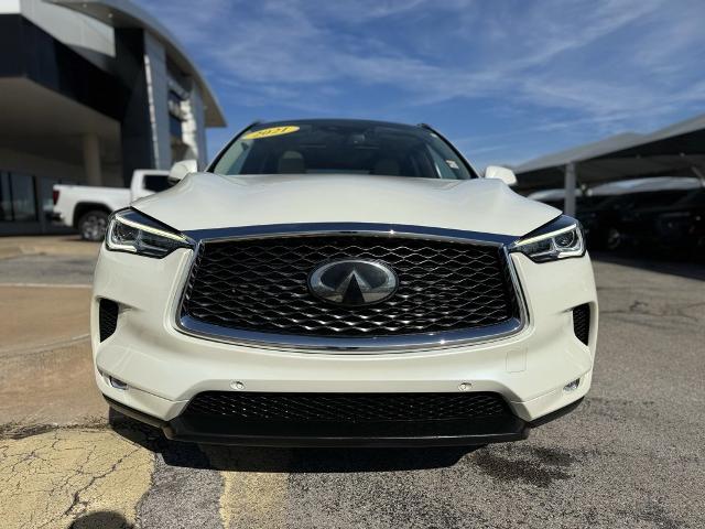 Used 2021 INFINITI QX50 Essential with VIN 3PCAJ5CAXMF104375 for sale in El Reno, OK