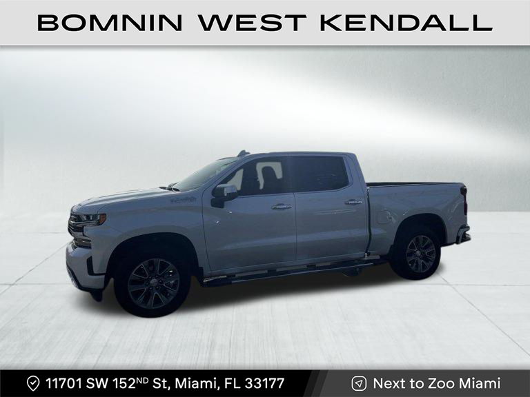 Used 2022 Chevrolet Silverado 1500 Limited High Country with VIN 3GCPWFED5NG121654 for sale in Miami, FL