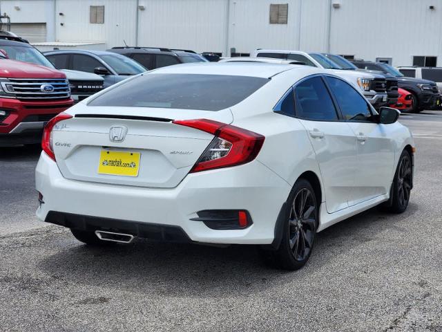 Used 2019 Honda Civic Sport with VIN 19XFC2F8XKE019885 for sale in Houston, TX