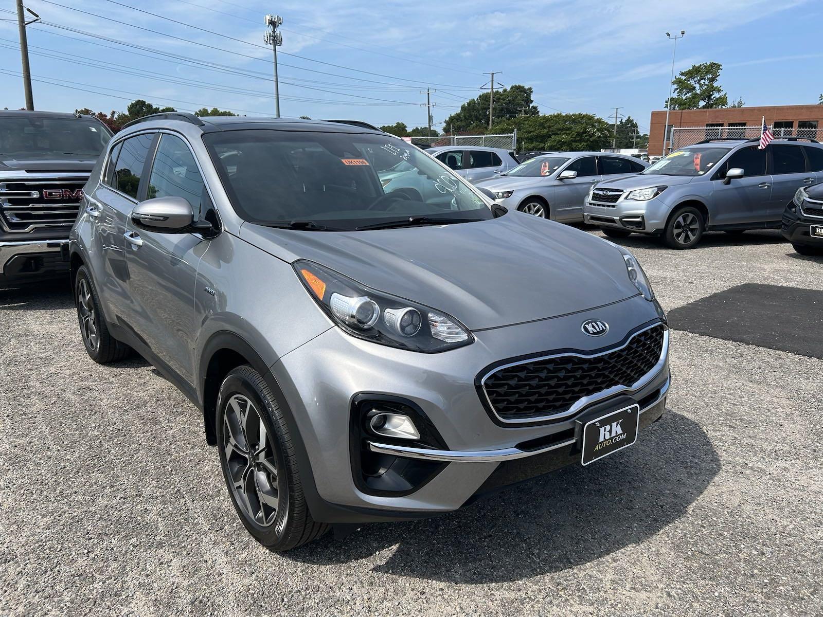 Used 2022 Kia Sportage EX with VIN KNDPNCAC9N7985598 for sale in Virginia Beach, VA