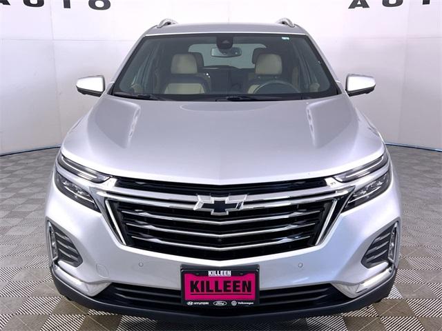 Used 2022 Chevrolet Equinox Premier with VIN 3GNAXNEV1NS103338 for sale in Killeen, TX