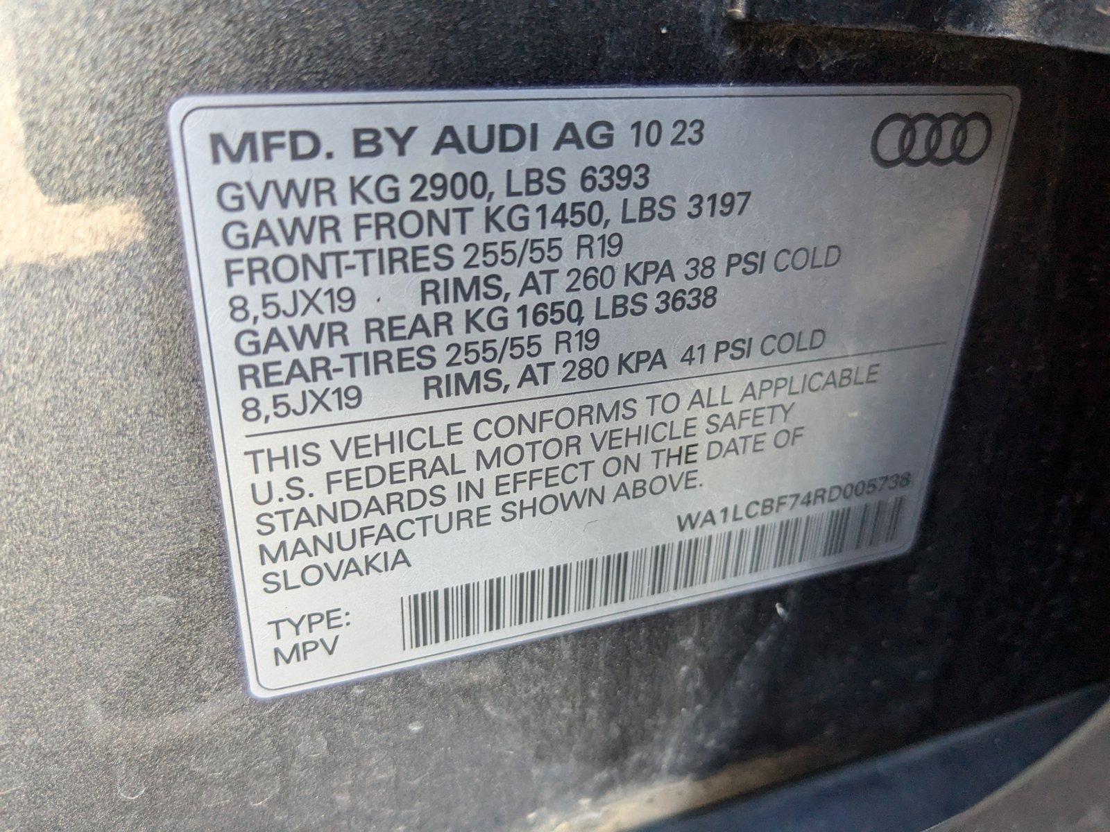 2024 Audi Q7 Vehicle Photo in LONE TREE, CO 80124-2750