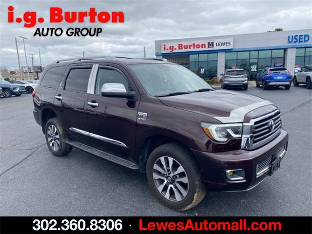 Used 2018 Toyota Sequoia Limited with VIN 5TDJY5G14JS160728 for sale in Lewes, DE