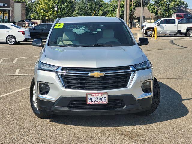 Used 2022 Chevrolet Traverse LS with VIN 1GNERFKW4NJ132168 for sale in Patterson, CA