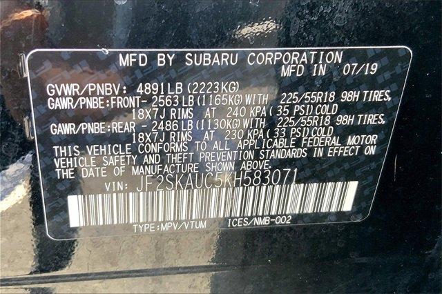 2019 Subaru Forester Vehicle Photo in KANSAS CITY, MO 64114-4502