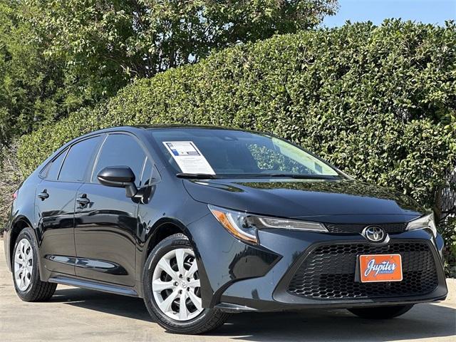 Used 2022 Toyota Corolla LE with VIN 5YFEPMAE3NP286300 for sale in Garland, TX