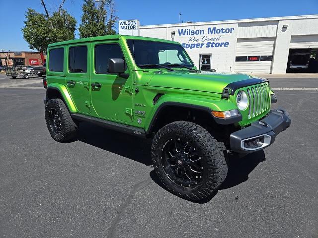 Used 2019 Jeep Wrangler Unlimited Sahara with VIN 1C4HJXEG6KW565089 for sale in Logan, UT