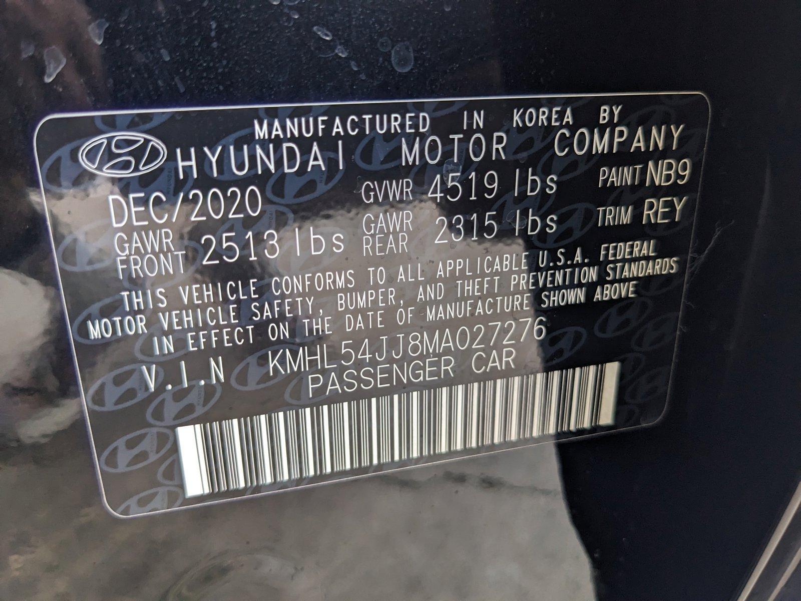 2021 Hyundai SONATA Hybrid Vehicle Photo in HOUSTON, TX 77034-5009