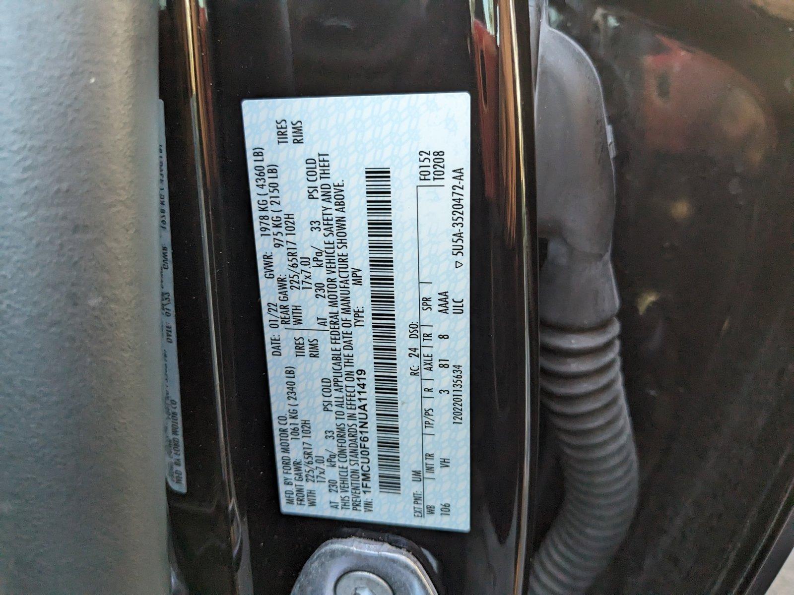 2022 Ford Escape Vehicle Photo in Sanford, FL 32771