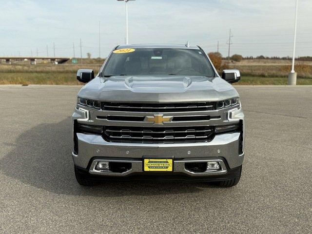 Used 2021 Chevrolet Silverado 1500 LTZ with VIN 1GCUYGED2MZ252719 for sale in Willmar, MN