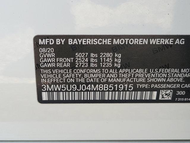 2021 BMW M340i xDrive Vehicle Photo in CAPE MAY COURT HOUSE, NJ 08210-2432