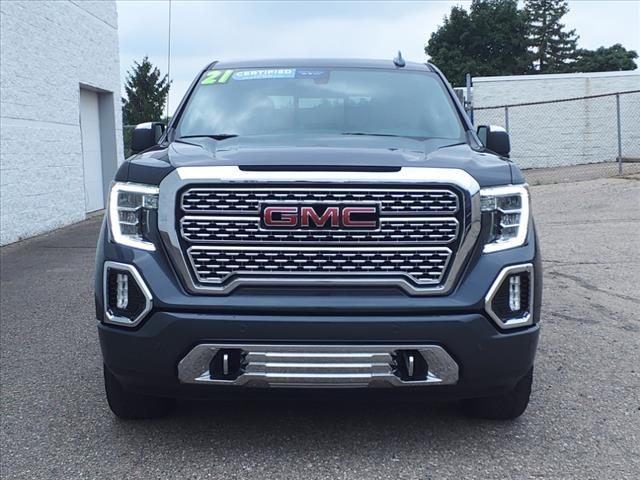 Certified 2021 GMC Sierra 1500 Denali Denali with VIN 1GTU9FEDXMZ393481 for sale in Plymouth, MI