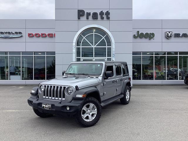 Used 2019 Jeep Wrangler Unlimited Sport S with VIN 1C4HJXDG1KW641402 for sale in Calais, ME