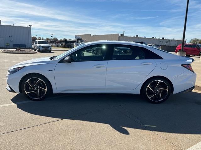 Certified 2022 Hyundai Elantra N Line with VIN KMHLR4AF5NU230819 for sale in Wichita, KS