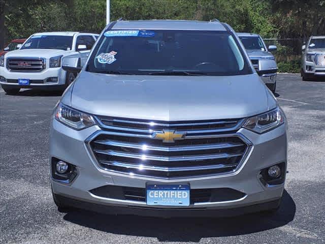 Certified 2021 Chevrolet Traverse High Country with VIN 1GNEVNKW3MJ211822 for sale in Decatur, TX